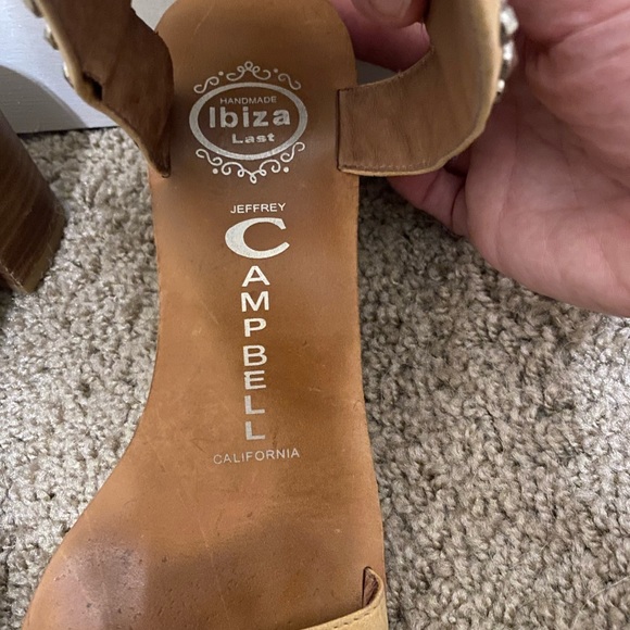 Jeffrey Campbell Ibiza sandals with turquoise gems - Picture 4 of 8